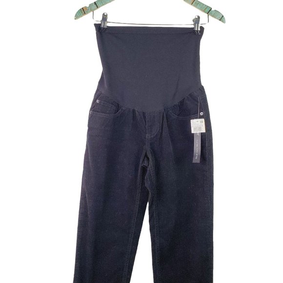 A Pea in the Pod Supima Cord Skinny Solid Black, Sz XS, NWT - Picture 4 of 7